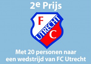 Cheque 2e prijs fc Utrecht